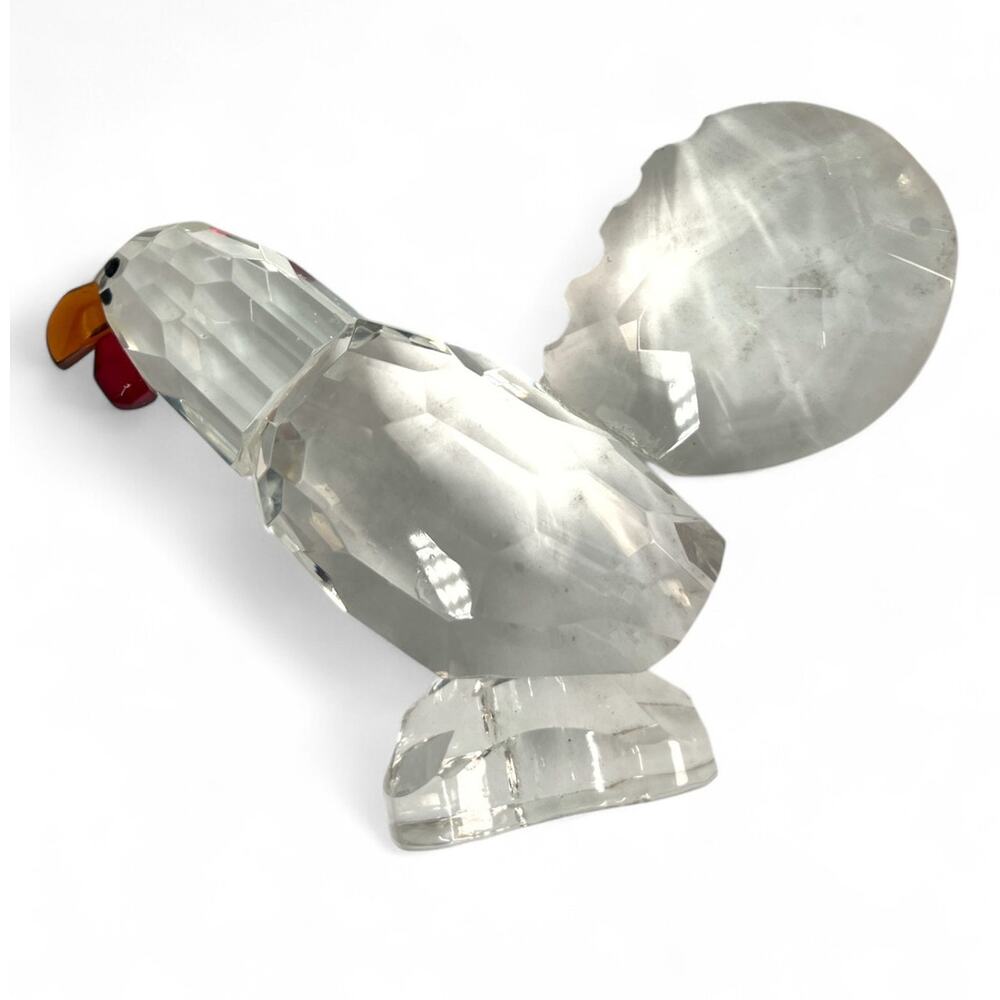 Swarovski Crystal Figurine Rooster #7674 Retired faceted figurine paperweight
